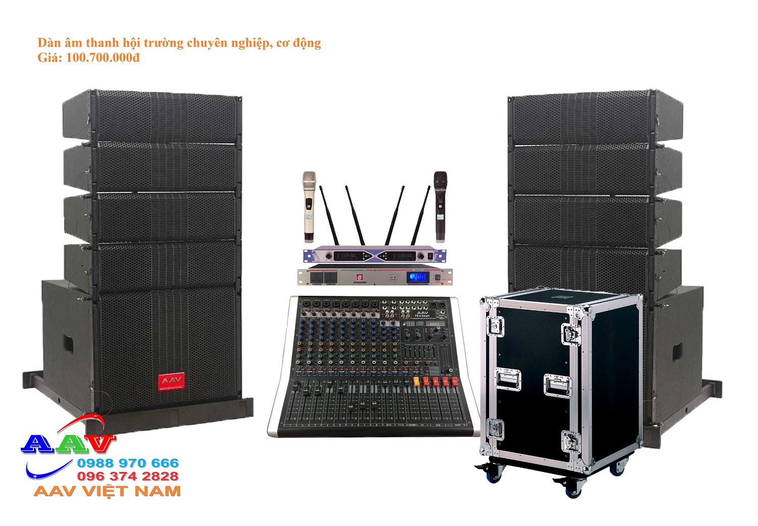 dàn âm thanh hội trường chuyên nghiệp